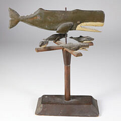 Rare Captain George Grant Nantucket Miniature Folk Art Whirligig Study