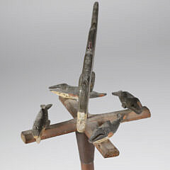 Rare Captain George Grant Nantucket Miniature Folk Art Whirligig Study