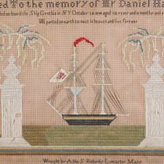 Abba S. Richards Needlework, circa 1849