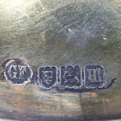 Finely Engraved Nautilus Shell on Sterling Silver Pedestal Base, circa 1850