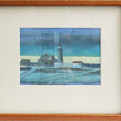 Richard de Menocal Watercolor And Pastel On Paper, Titled "11"