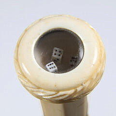 English Gambler’s Walking Stick, mid 19th Century
