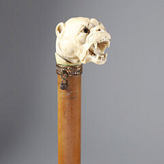101-6 Bulldog Grip Walking Stick A 8225 JPG