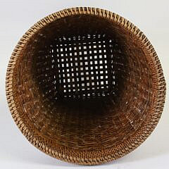 Bali Cowrie Shell Encrusted Waste Basket