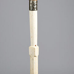 110-6 Boxwood Dolphin Grip Cane A_IMG_8293