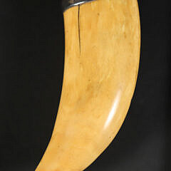 English Scrimshaw Sperm Whale Tooth with Depiction of Henry Ye VIII Y Mistress Parr, 19th Century