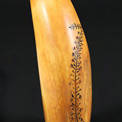 Scrimshaw Sperm Whale Tooth, 19th Century
