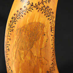 Scrimshaw Sperm Whale Tooth, 19th Century