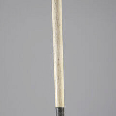 French Pique and Whale Bone Walking Stick, 18th Century