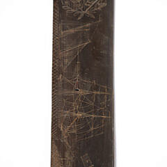 American Scrimshaw Baleen Busk, 19th Century