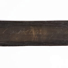 Scrimshaw Baleen Busk, 19th Century
