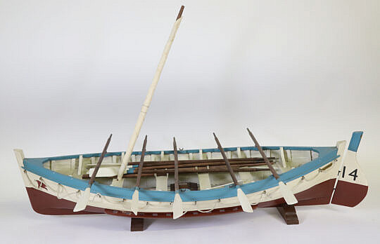 Contemporary Model Of The Lifeboat "Liverpool"