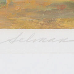 Jan Collins Selman Oil on Board “Racing the Sound Nantucket”