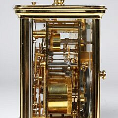Tiffany & Co. 11 Jewels Brass Carriage Clock