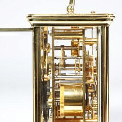 Tiffany & Co. 11 Jewels Brass Carriage Clock