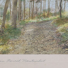 Pair of  H. Marshall Gardiner Photographs “Wauwinet Pines” and “The Hidden Forest, Nantucket”
