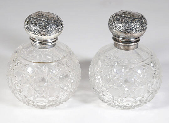 13-5481 Pair of Crystal Perfume Bottles A 9929_3 JPG