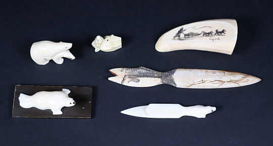 13-5529 Six Inuit Carvings A 9963_2 JPG