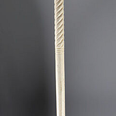 Whaler Made Capstan Pommel Grip Architectural Walking Stick, mid 19th Century