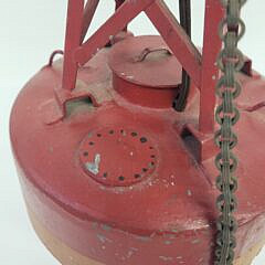 Vintage Handmade Model of a U.S. Lighthouse Service Lighted Bell Buoy