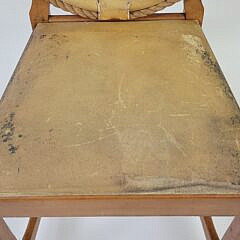 Vintage Nautical Canvas and Rope Life Ring Chair