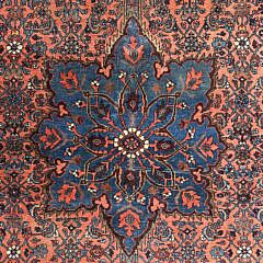 Vintage Persian Hand Knotted Wool Scatter Rug