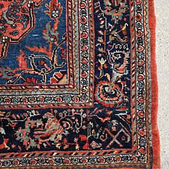 Vintage Persian Hand Knotted Wool Scatter Rug