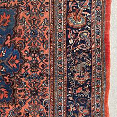 Vintage Persian Hand Knotted Wool Scatter Rug