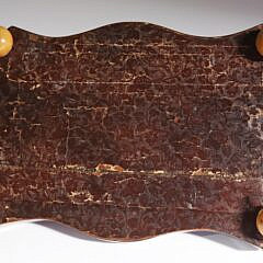 Fine Inlaid Antique Tortoiseshell Ink Stand, 19th Century