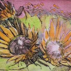 Janet Ball McGlinn Limited Edition Serigraph “Flowers” #2/35