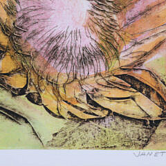 Janet Ball McGlinn Limited Edition Serigraph “Flowers” #2/35