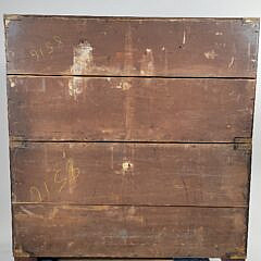 19th Century English Mahogany Campaign Chest of Drawers