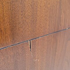 19th Century English Mahogany Campaign Chest of Drawers
