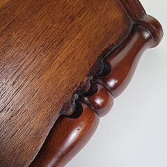 Antique 19th Century English Regency Mahogany Cheese Caddy