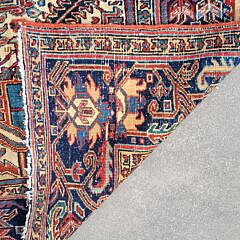Fine Vintage 1930s Persian Heriz Roomsize Oriental Carpet Rug