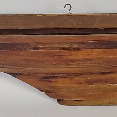 Antique Ship Builders Full Hull Model of a Racing Yacht