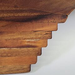 Antique Ship Builders Full Hull Model of a Racing Yacht