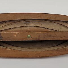 Antique Ship Builders Full Hull Model of a Racing Yacht