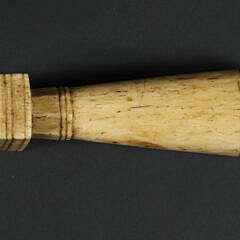Whaler Made Whalebone Seam Rub, 19th Century