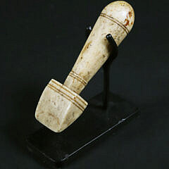 Whaler Made Whalebone Seam Rub, 19th Century