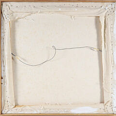 Carol Sims Acrylic On Canvas “Gull Feather”, 20th Century