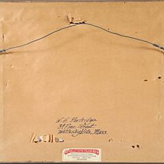 William Partridge Oil On Board, “New England Cottages”