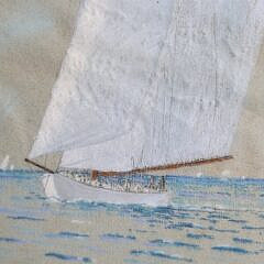 1895 Yacht Portrait of the America’s Cup Challenger Valkyrie III