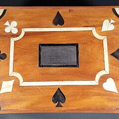 Important 19th C. Sailor Made Inlaid Presentation Box