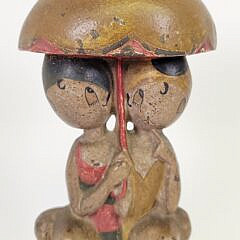 Vintage Art Deco Hubley Anne Fish Bathing Beauties Cast Iron Doorstop