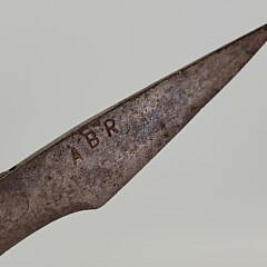 Signed 19th C. New England Toggle Head Whaling Harpoon