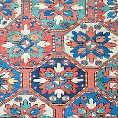 Antique Caucasian Kazak Karabagh Oriental Carpet Rug