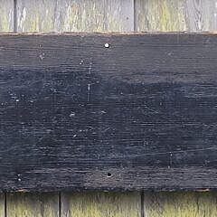 Antique Carved and Painted Ship Ameer Quarterboard