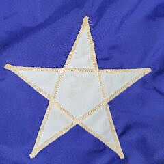 Vintage 50 Star U.S. Navy Union Jack Ship Flag