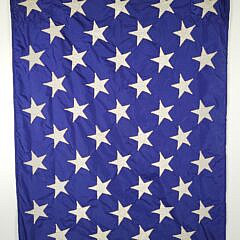 Vintage 50 Star U.S. Navy Union Jack Ship Flag